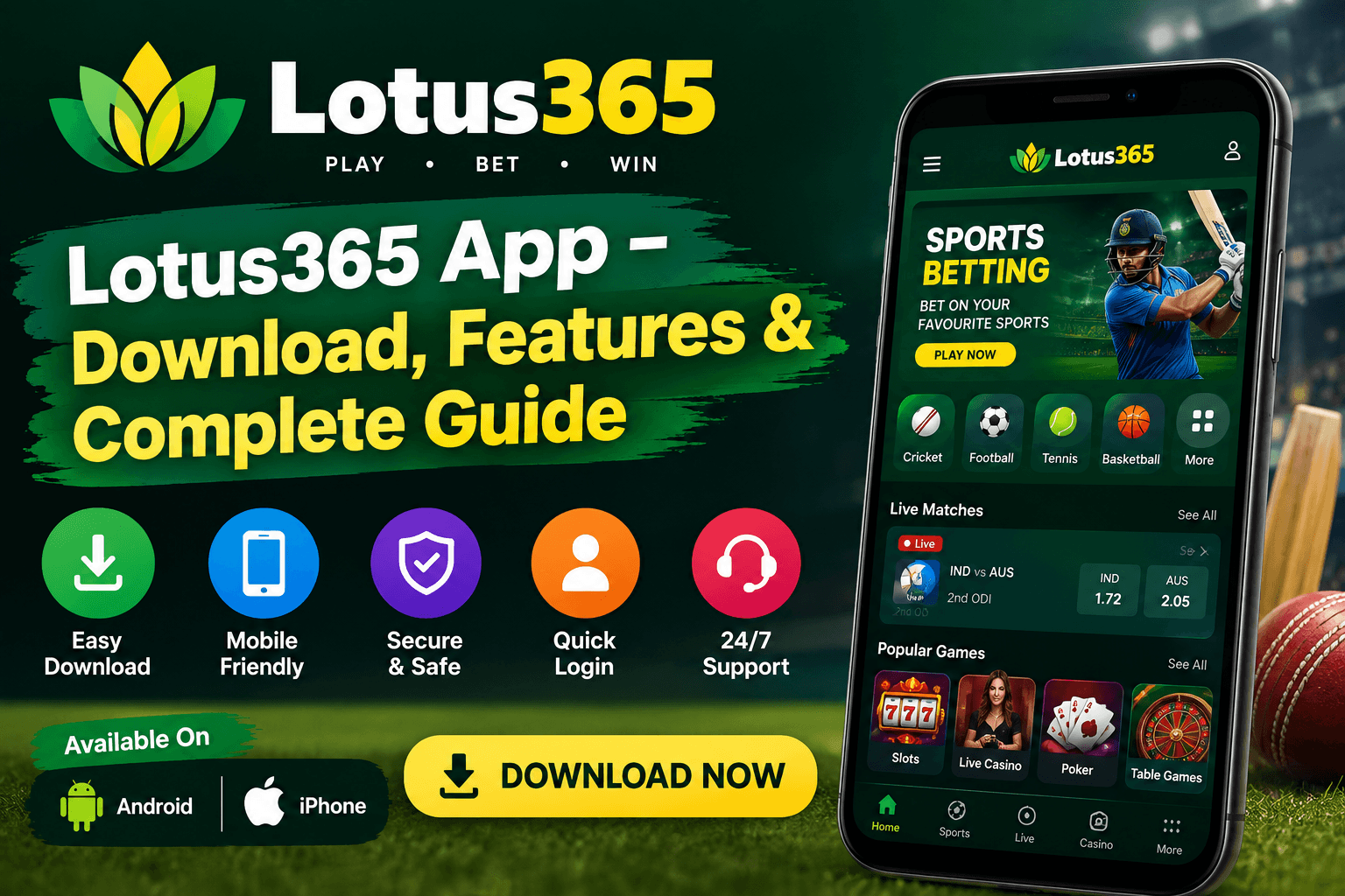 Lotus365 App Download 2026: Features & Complete Guide